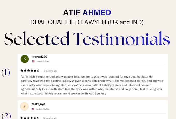 prepare custom legal disclaimer, liability waiver, release